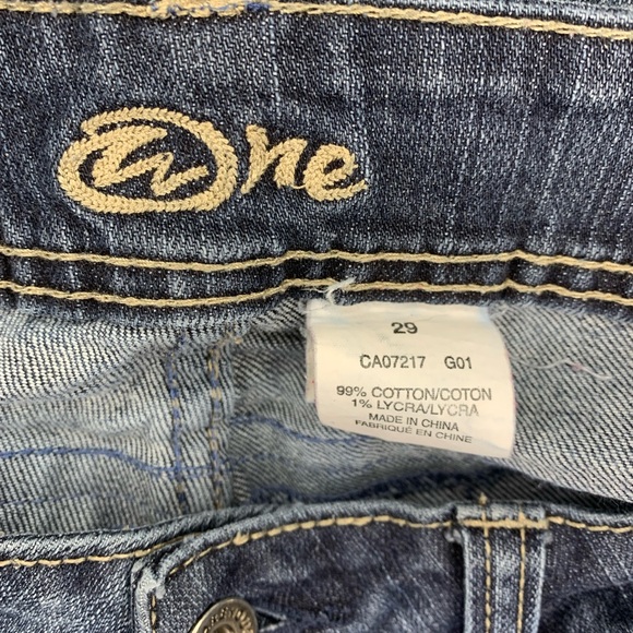 WAREHOUSE ONE Low Rise Bootcut Jeans- W29 L30 - Picture 5 of 5